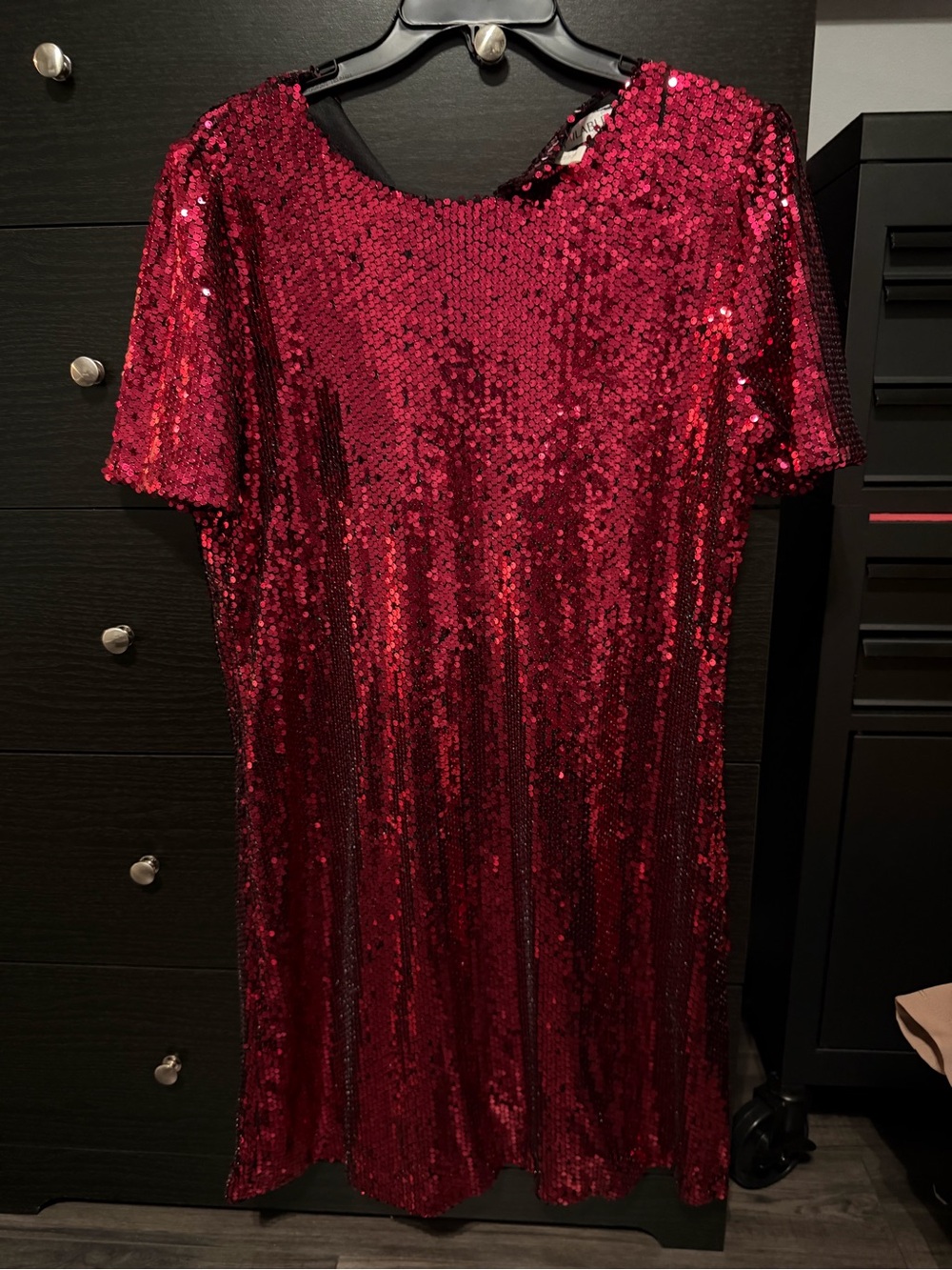 Sequin T-Shirt Dress – Size Large